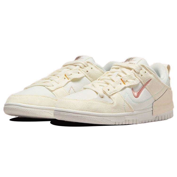 Nike Dunk Low Disrupt 2 Женские кроссовки цвета слоновой кости кремовые с парусом Light-Madder-Root DH4402-100