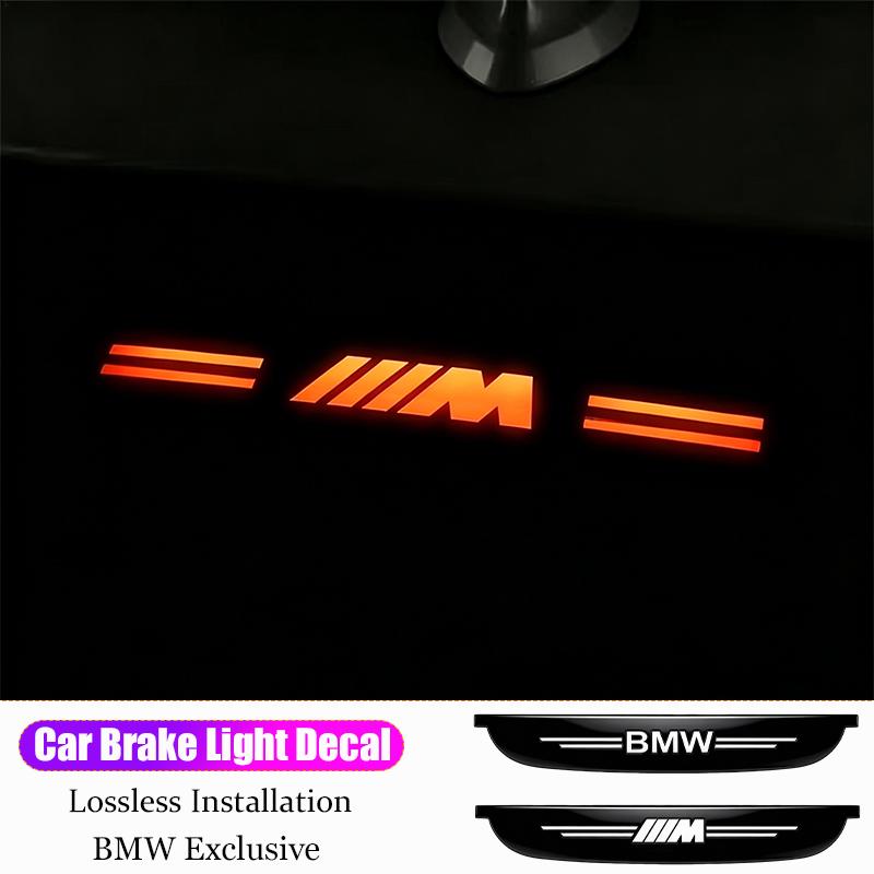 For BMW X6 BMW Car High Mounted stop lamp Stickers High Brake Lights Decals For BMW G30 G32 G01 G02 G05 G06 G07 G26 G23 G22 F40 F20 G08 G16