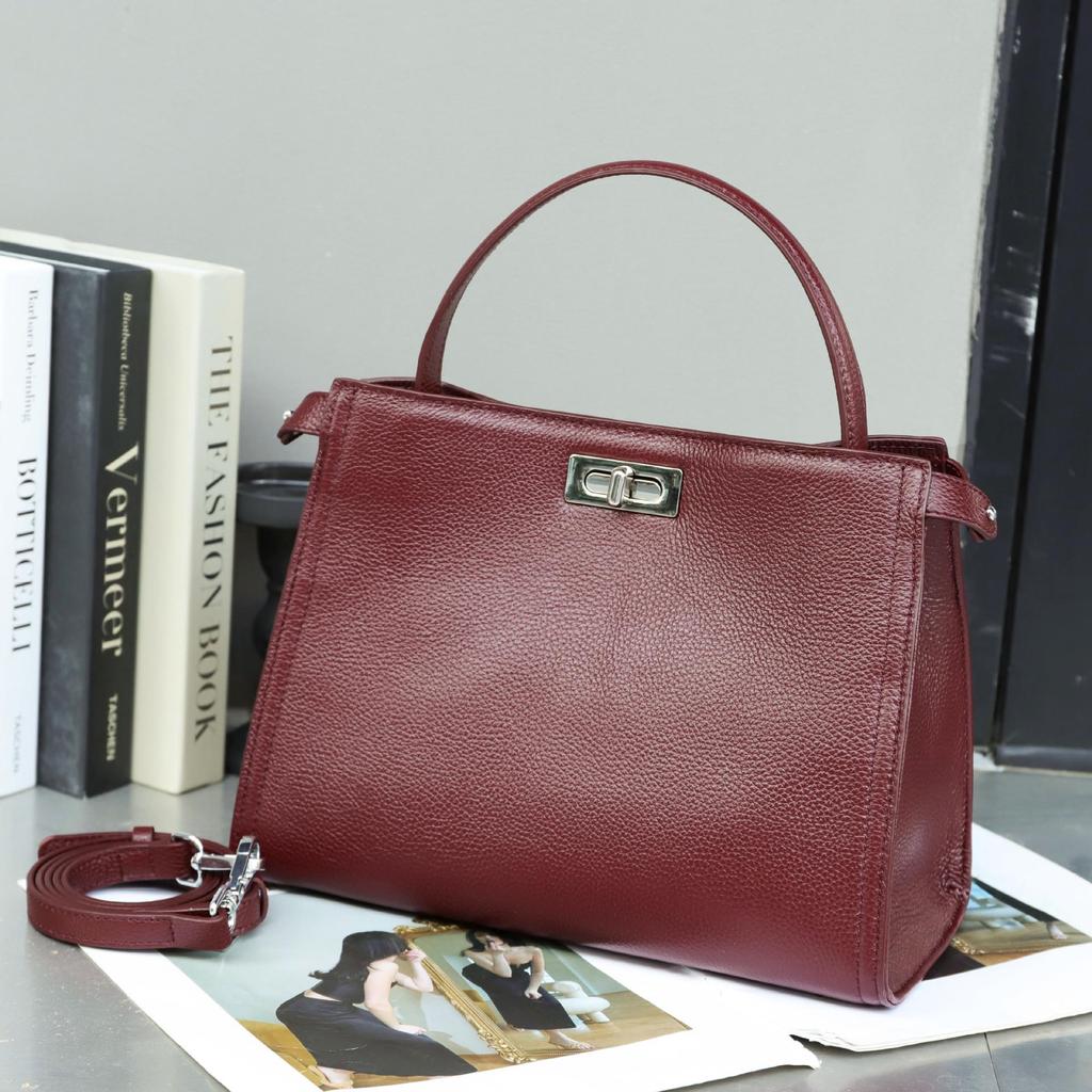 Женская большая сумка-тоут из натуральной кожи - Crossbody из кожи КРС первого сорта для работы и поездок