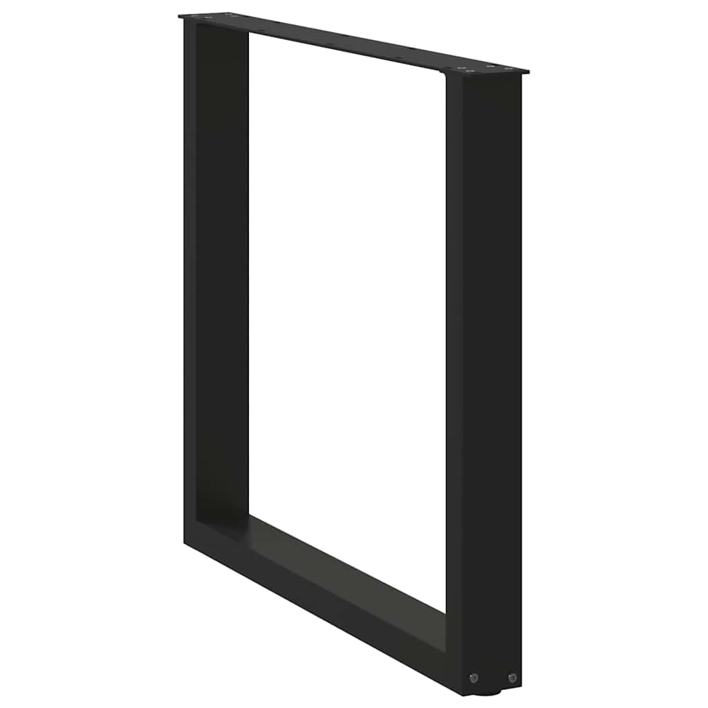 Vidaxl Nogi Do Stolika Kawowego, 3 Szt., Czarne, 80X(72-73) Cm, Stal