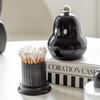 Cute Toothpick Container Pear Shape Makeup Organizer Convenient Toothpick Jar Household