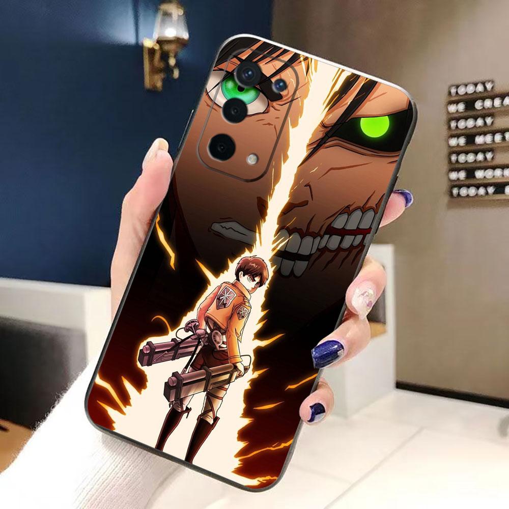 A-Attack On T-Titan Eren Phone Case For OPPO F31 A5X A6X A5 A6 A17 A16 A38 A53 A54 A55 A57 A58 A60 A74 A78 A92 A93 A94 A72 Cover