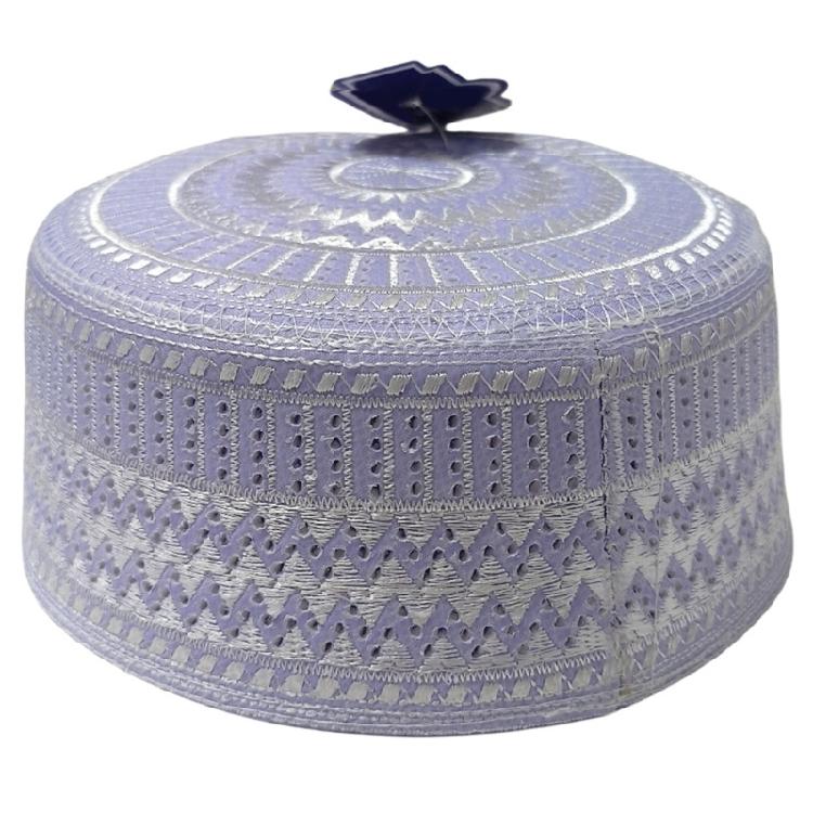 Тюрбаны для мужчин Дышащая хлопковая шляпа куфи Круглая арабская шляпа Исламская шапочка-тюбетейка