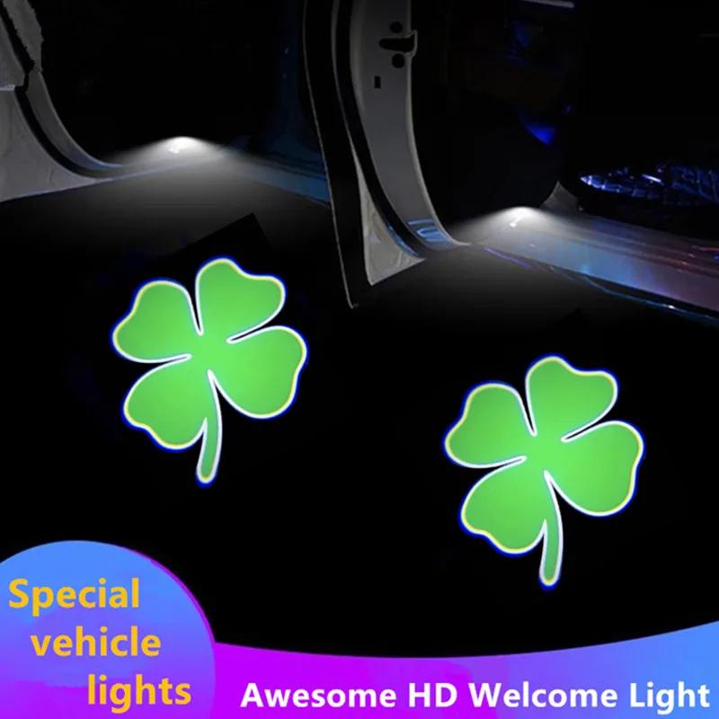 SVMHZ1 LED Emblem Lamp Car Door Projector Logo Welcome Light For Alfa Romeo 159 Mito Stelvio Brera Spider Giulietta Giulia Accessories