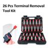 26 Pcs Terminal Removal Tool Kit For Replaces Universal Vehicle Wire Harness Pin Connector Release