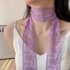 Soft Evening Party Scarves Thin Lace Neck Strap Elegant Neckerchief  Dress Decoration