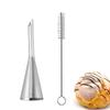 2 шт./комплект насадка для кремовой глазури из нержавеющей стали для праздничного торта на день рождения, кондитерские изделия для дома, столовой, бара, пекарни, выпечки