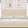 Headboard Cream 200 cm Fabric