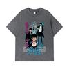 275 GSM Washed T-shirts 100% Cotton Solo Leveling V2 Sung JinWoo Print Unisex Heavy Cotton T Shirt