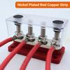 IZTOSS 12-48V 300A BusBar Copper Power Distribution Block 4XM8 (5/16")/M10 Terminals Studs with Cover Battery Bus Bar for Car RV