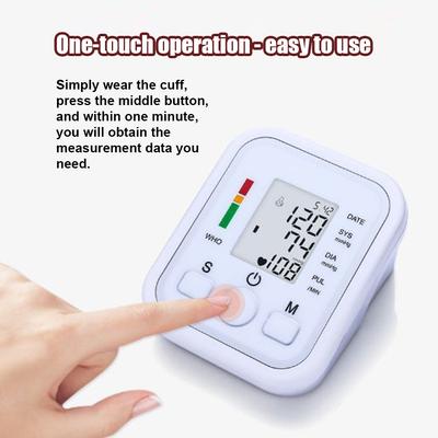 Цифровой монитор артериального давления, автоматическая машина для мониторинга сердечного ритма артериального давления с 8,7-12,6