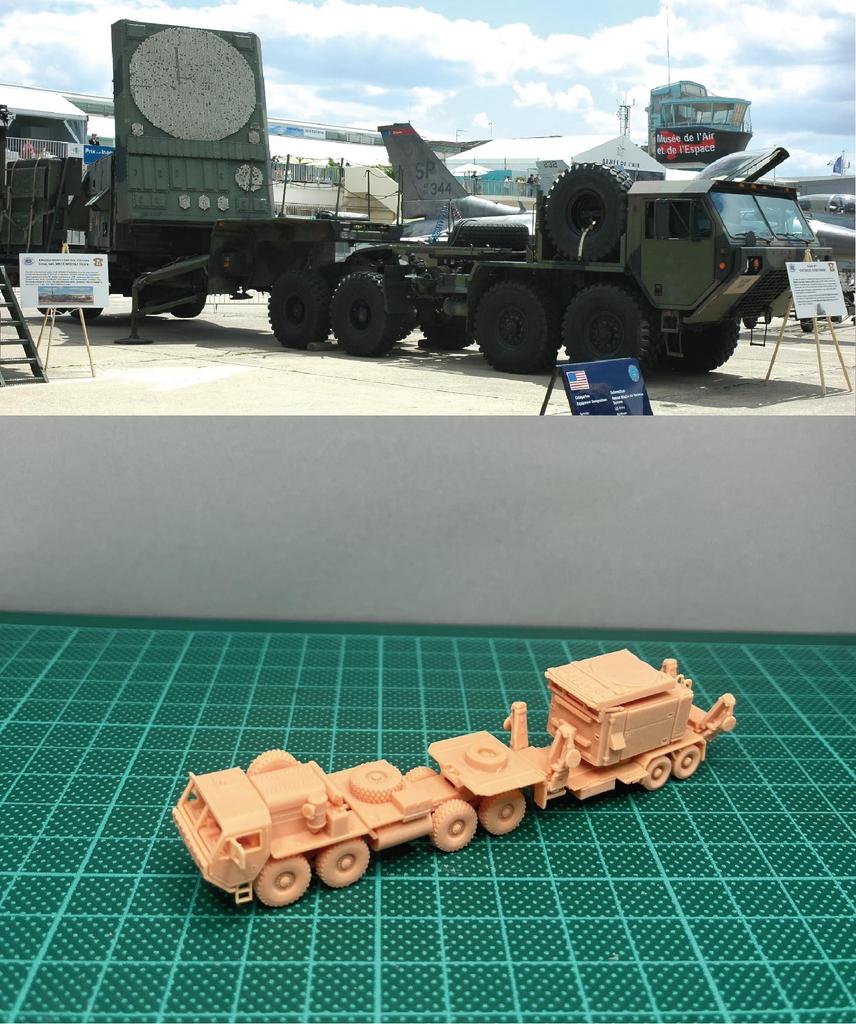 Kamiya Model 1/144 USA MIM-104F Patriot Air Defense Missile Radar (PAC-3) Resin Kit