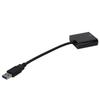 USB3.0 в VGA конвертер 5 Гбит/с HD 1080P адаптер кабель 15Pin гнездо внешняя видеокарта черный