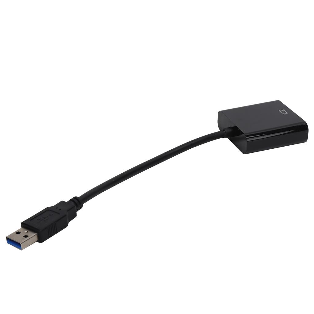 USB3.0 в VGA конвертер 5 Гбит/с HD 1080P адаптер кабель 15Pin гнездо внешняя видеокарта черный