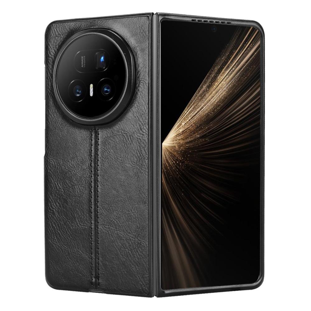 Чехол для Honor Magic V5 5G, простроченный, с покрытием из ПУ кожи, ПК чехол для телефона