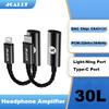 JCALLY CS43131 Цифровой Аудио ЦАП Light-Ning в 3.5MM ЦАП для iPhone iOS Type-C в 3.5MM USB ЦАП для Android 32 бит/384 кГц DSD256