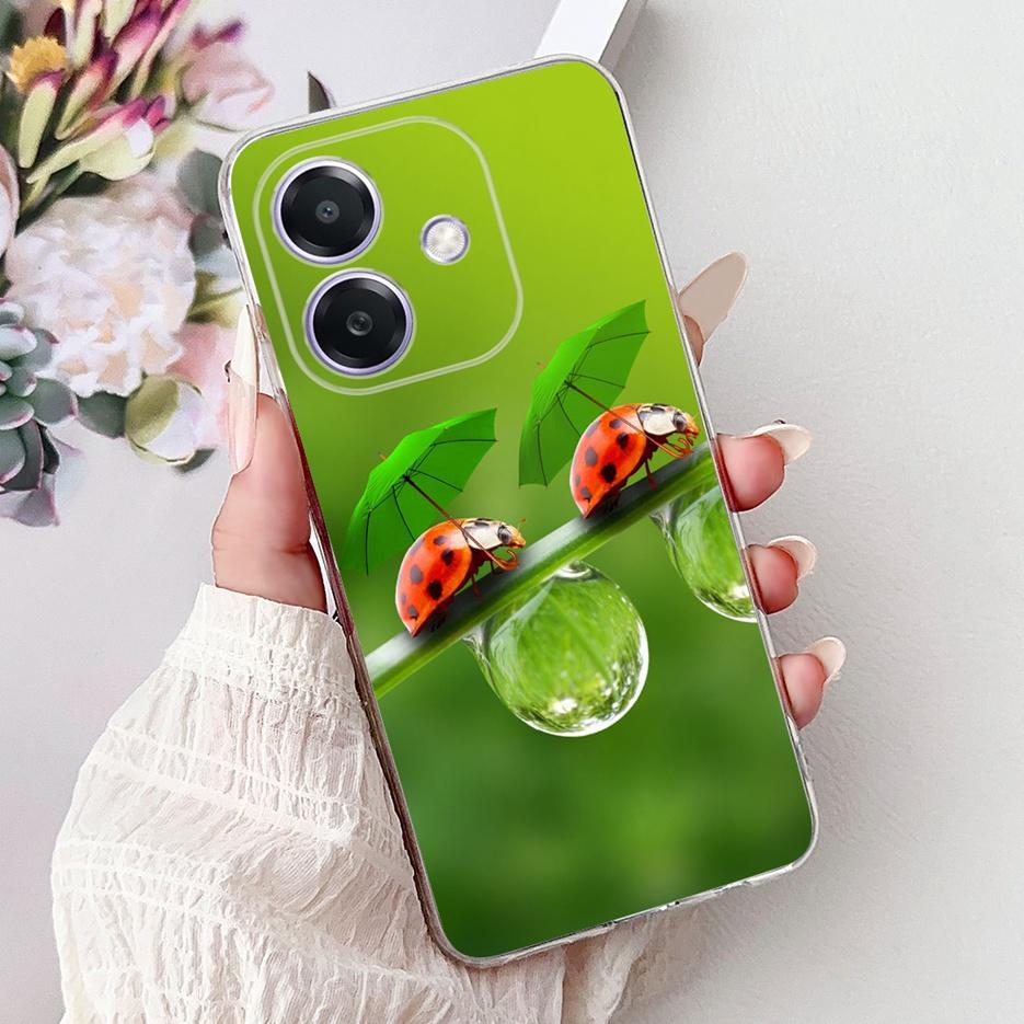 Чехол для Oppo A3 A3x 4G CPH2641 Роскошный Модный Расписной Чехол Прозрачный Силиконовый Чехол для Телефона Для Oppo A3x OppoA3 OppoA3x 4G Мягкий Чехол