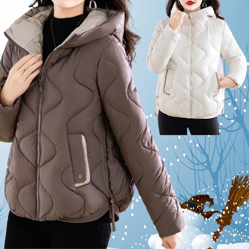 Куртки для женщин с капюшоном женские хлопковые набивные толстые пэчворк женские пальто винтажная верхняя одежда тренд Y2k мода теплое пальто