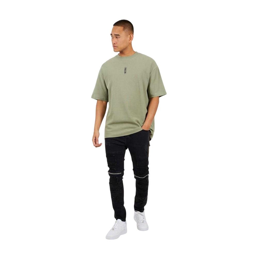Brave Soul Mens Elba Denim Biker Slim Jeans