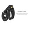 Male Chastity Cage Sleeve With 4 Size Resin Penis Rings Discreet Sissy Femboy Cock Cage Devices Men Adult Goods