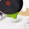Creative Silicone FunnelTools Anti-spill Drain Pans Round Rims Deflector Liquid Funnels Soup Diversion Cooking Home Kitchen Tool
