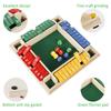 Деревянная игра «Закрой коробку» (Shut the Box) для 4 игроков, игрушки, интерактивная игра с кубиками «Закрой коробку» для семейного взаимодействия