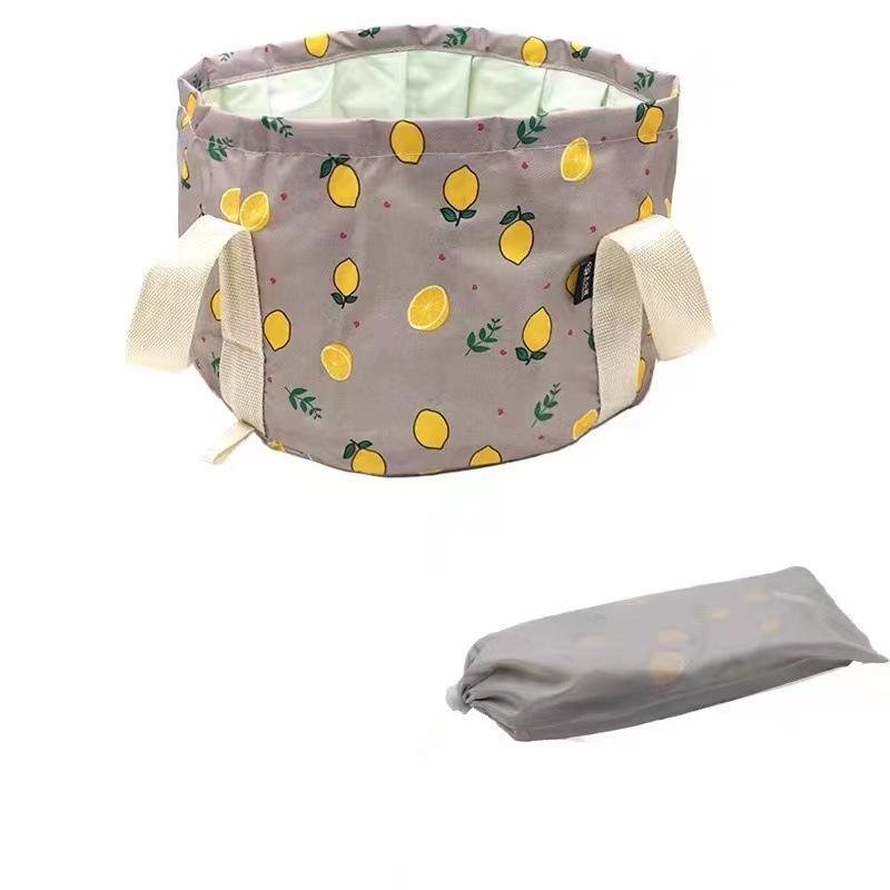 Складная дорожная ванночка для ног: Портативный таз для замачивания ног, умывания лица и стирки. Идеально для дома и улицы.