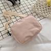 Womens Small Square Canvas Bag With Adjustable Strap And Inner Pocket For Casual Outings