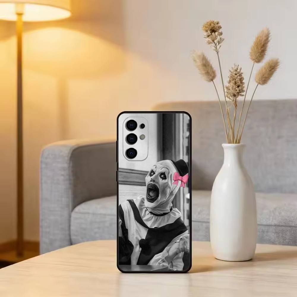 Чехол для телефона T-Terrifier H-Horror C-Clown для Samsung S25, S24, S21, S22, S23, S30, Ultra, S20, Plus, Fe, Мягкий силиконовый черный чехол