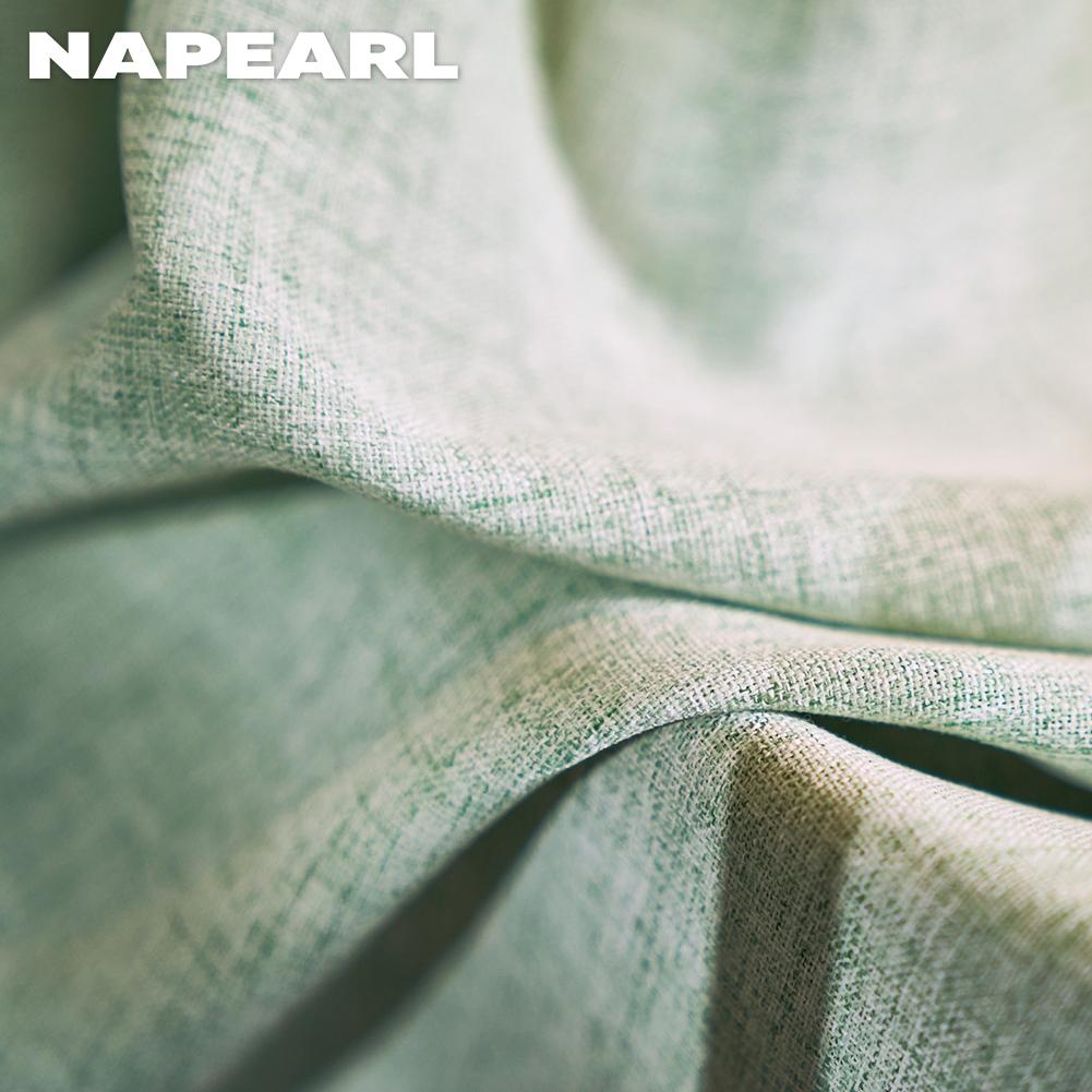 1 шт. NAPEARL, сплошной цвет, имитация льна, оконная тюль, занавеска для гостиной, прозрачная занавеска, занавеска для кухни, двери, спальни