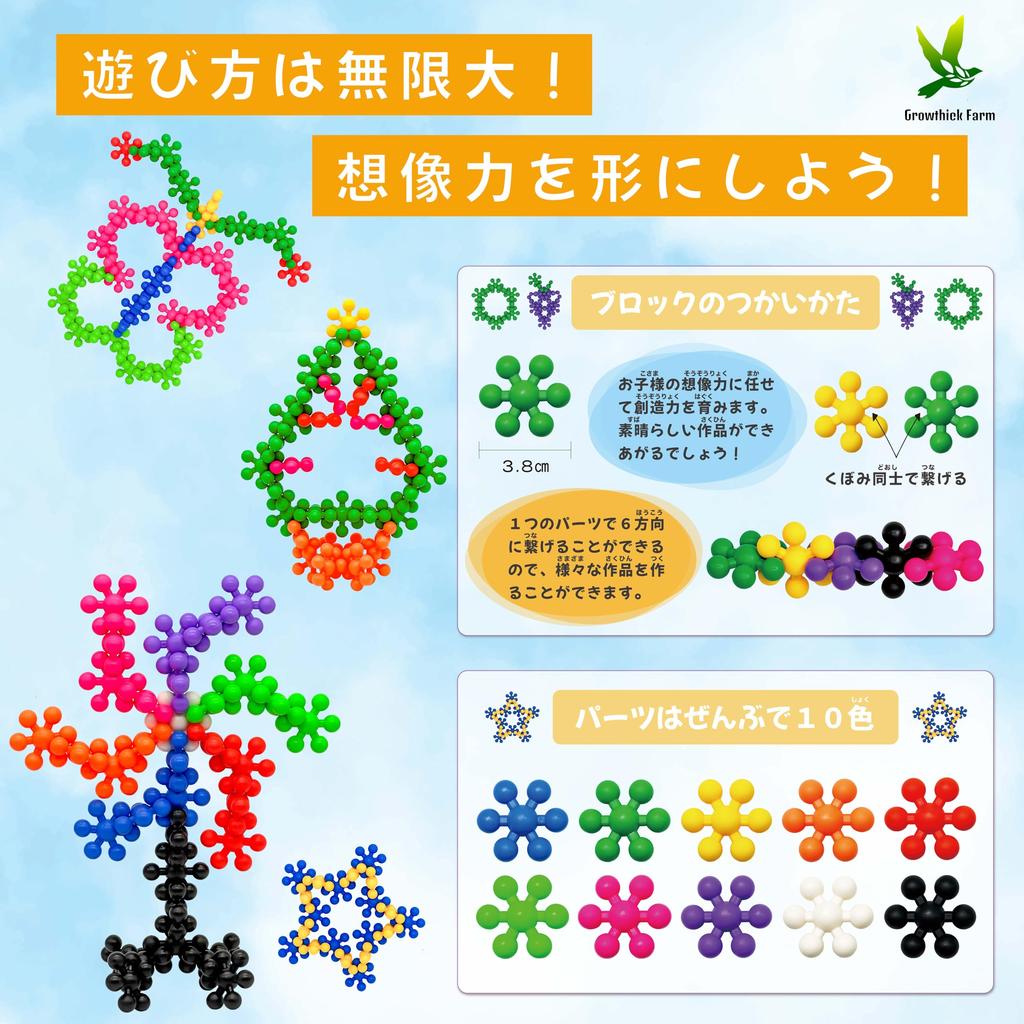 Craftoy ATOMBLOCK Блочный конструктор для детей от 6 лет Блок 3, 4, 5, (Атом 220)