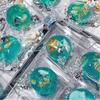 Ocean Seashells Stress Ball Anxiety Relief Clear Ball Squeeze Toy Home Office Workers Hand Relaxation Sensory Ball