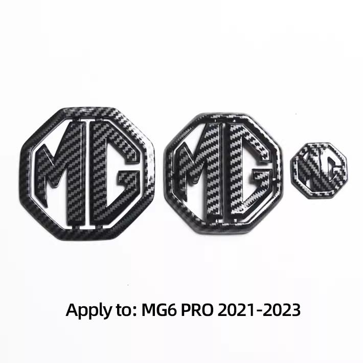 Car Front Hood Trunk Steering Wheel Badge Stickers No Disassembly Required For MG 5 6 7 ZS HS MG5 R Scorpio MG6 PRO MG4 EV ONE UU333