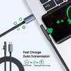 100W USB C To TypeC Cable 90 Degree Data Cable for IPad MacBook Pro for Xiaomi Samsung Huawei Fast Charging Dual TypeC Data Cord