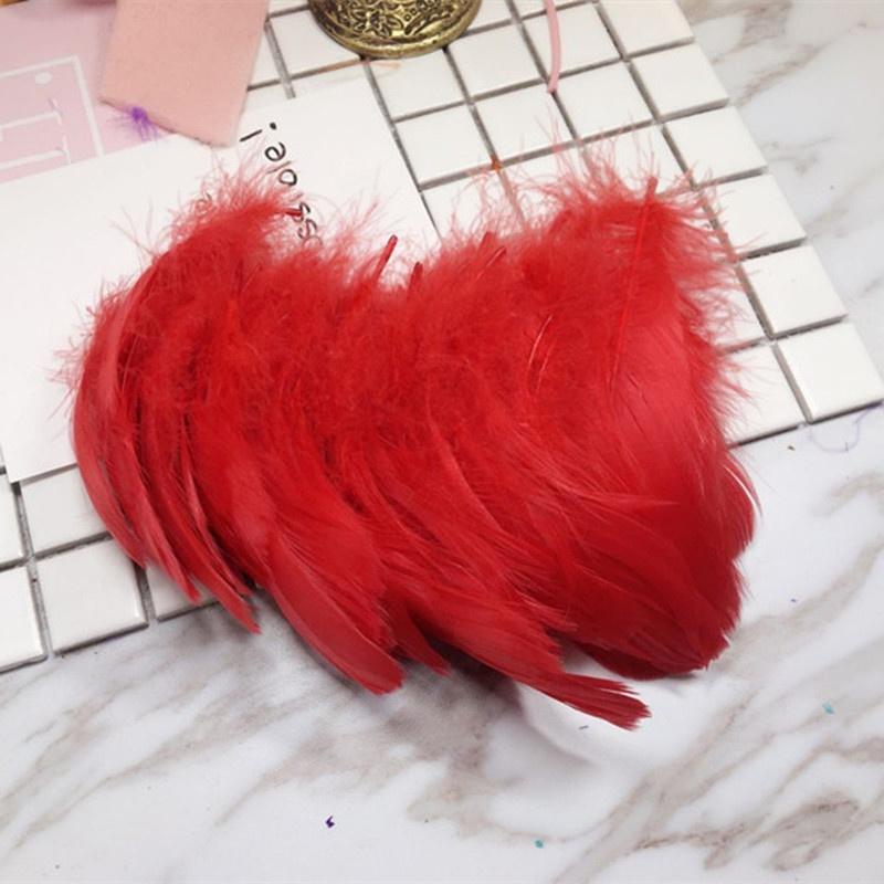 Цвет мечты Diy букет венок украшения крылья ангела перья 100 шт. креативные ювелирные материалы гусиное перо