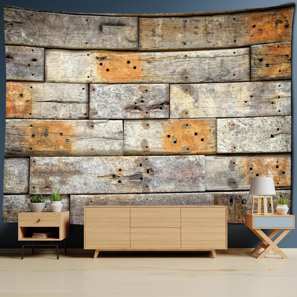 3D печать красочный камень дерево гобелен настенный тапиз хиппи психоделический фон Настенный декор ткань