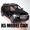 1:24 BMW X5 Литой Металлический Модель Внедорожника Серия Звук и Свет Детская Игрушка Подарок для Детей Подарок на День Рождения Модный Декоративный Элемент для Витрины
