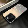 Красочный чехол с сердечками для iPhone 16 16E 15 14 13 12 11 Pro Max Чехол Funda Coque Бампер Оболочка 15 14 Чехол для iPhone 16 Pro Max