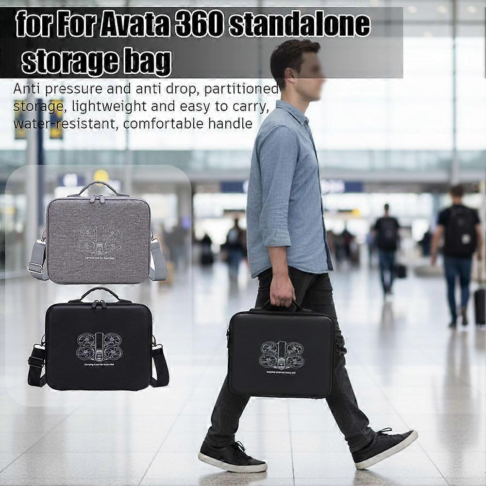 For DJI Avata 360 Drone Storage Box - PU Lycra EVA Protection Single Unit Bag