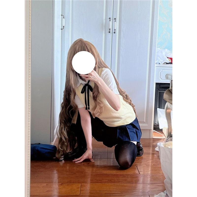 Dragon & Tiger Aisaka Taiga Cosplay JK Uniform Wool Dress Skirt Full Set