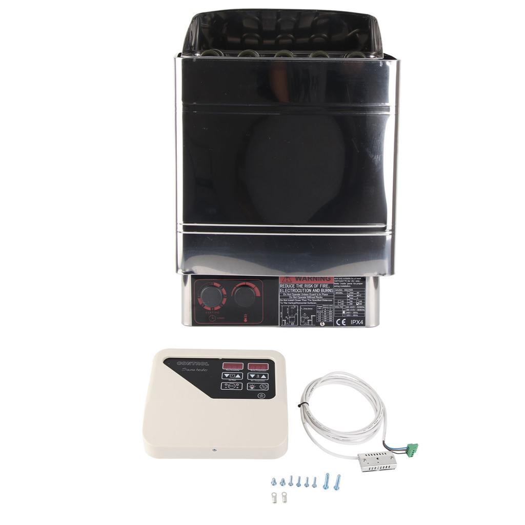 9 кВт печь для сауны из нержавеющей стали с защитным выключателем от высокой температуры с контроллером CON4 220 В