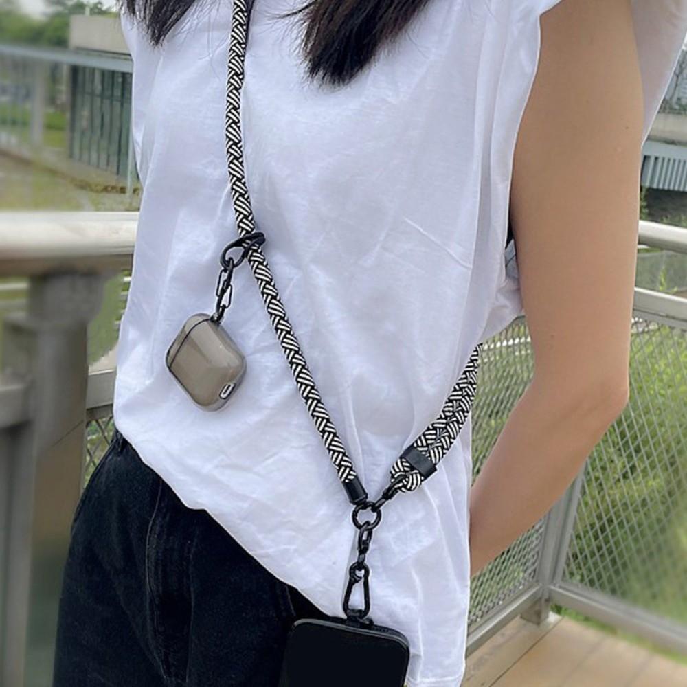 Подвеска для наушников, шнурок для мобильного телефона, регулируемый шейный ремешок для телефона, патч для шнурка