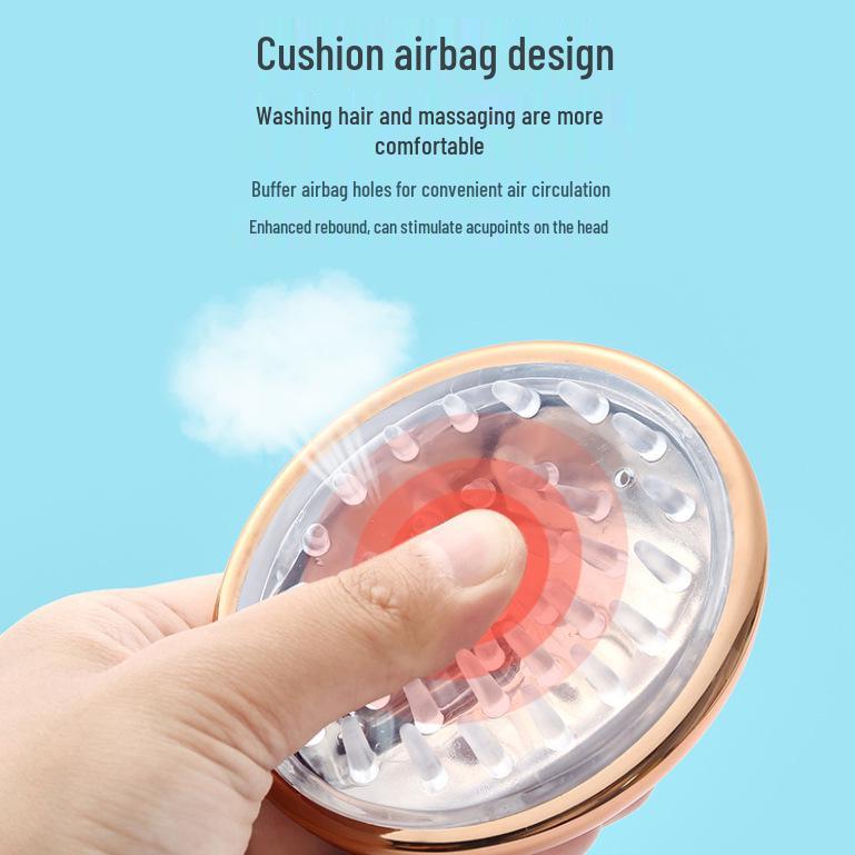 Силиконовая массажная расческа для кожи головы для облегчения зуда и мытья шампунем