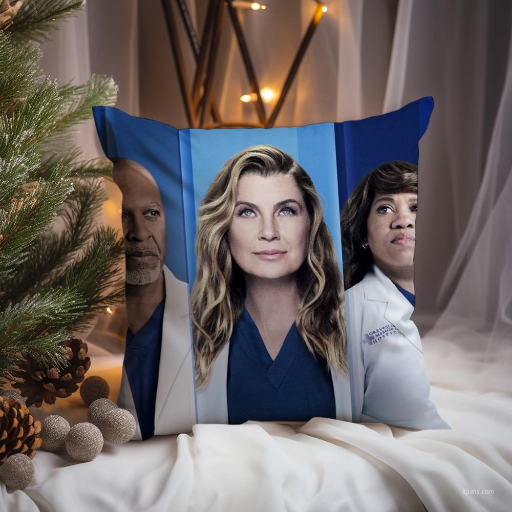 Чехол для подушки G-Greys Anatomy Премиум Комфорт Двусторонний Чехол для Подушки - Дизайн "Два в Одном" для Любой Комнаты и Салона Автомобиля