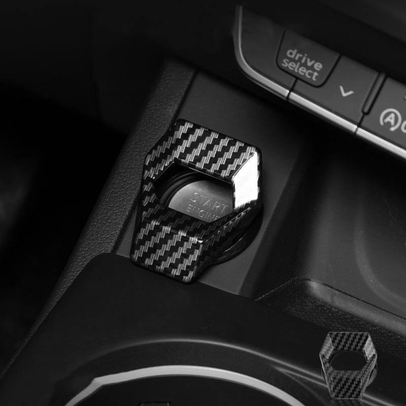 Крышка кнопки запуска и остановки двигателя автомобиля, кнопка автоматического запуска и остановки двигателя одним ключом, декоративная липкая крышка, автомобильные аксессуары