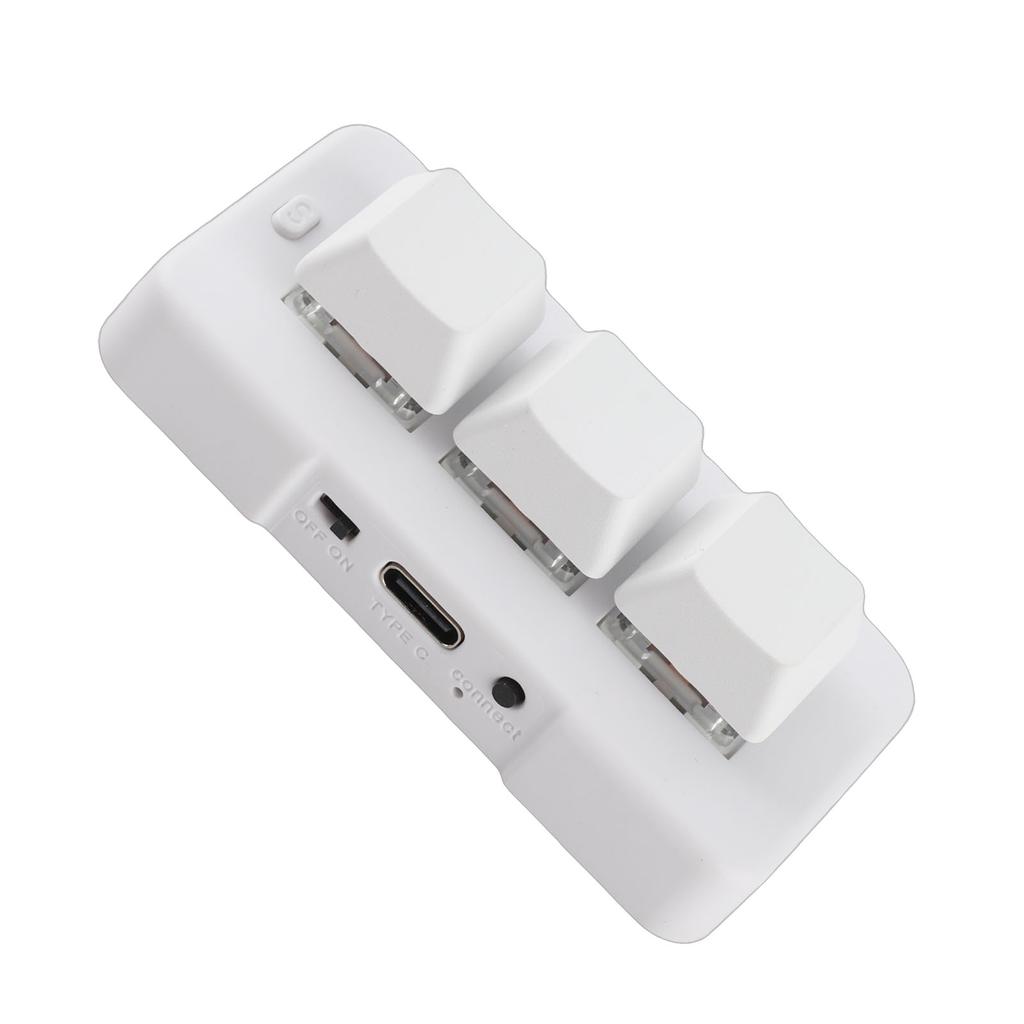 3 Key Keypad RGB Backlit 3 Keys USB Interface   Mechanical Programmable Plug and Play NaMacro Keypad for Computer