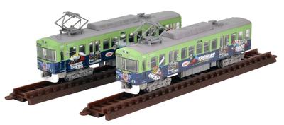 TOMYTEC Geocolle Коллекция железных дорог Электрическая железная дорога Кэйхан Линия Оцу Тип 700 Томас Паровозик 2015 Набор Диорамные принадлежности Ограниченный первый заказ