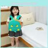 Adorable Cartoon Nylon Kids Backpack For Toddlers With Curved Straps And Polyester Lining