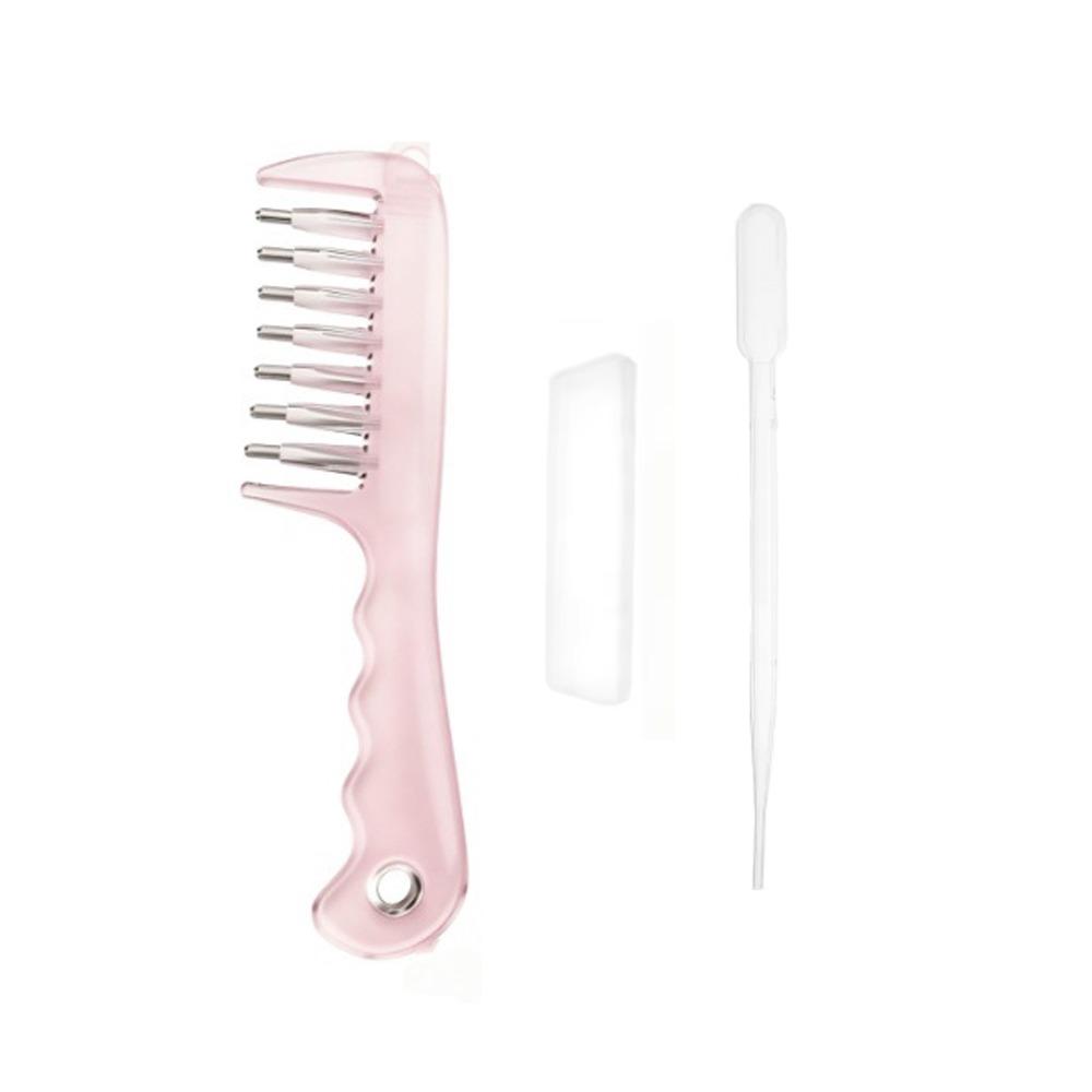 Rolling Metal Teeth Hair Growth Comb Essential Oil Applicator Home Salon Use