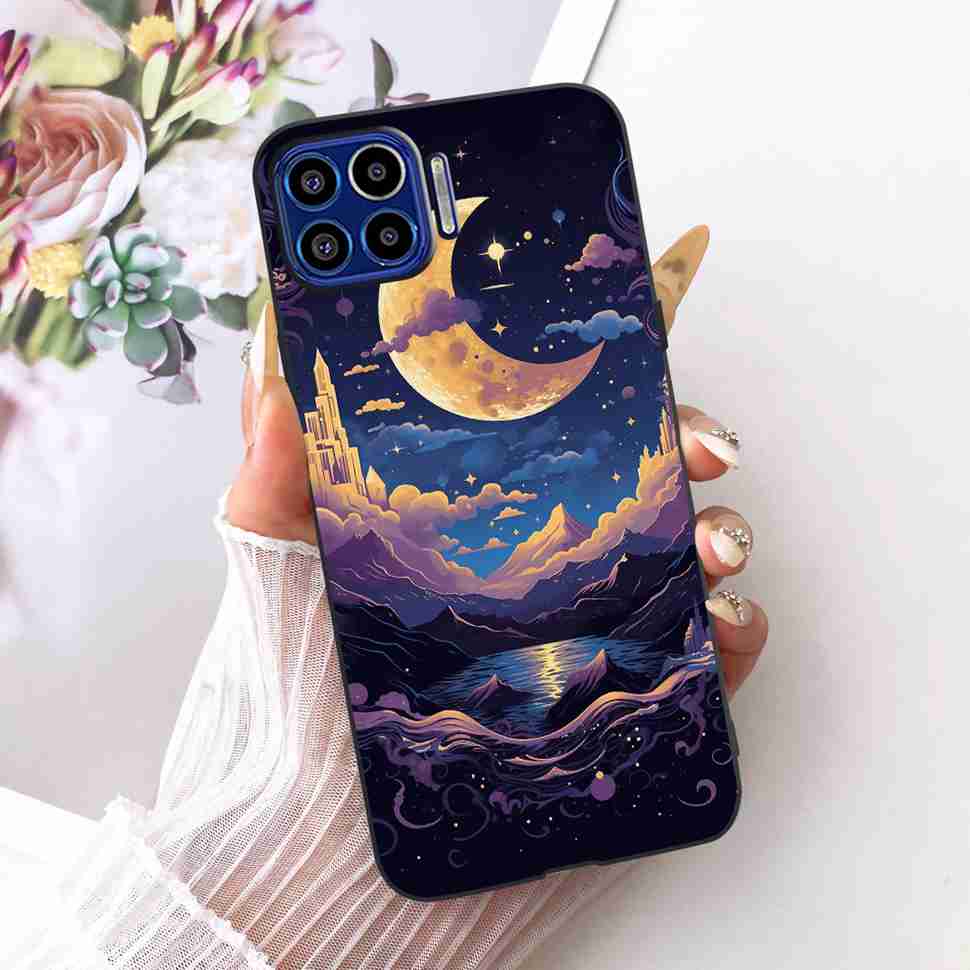 For Motorola One 5G 6.7" Case Latest Popular Prints Silicone TPU Black Cover For Motorola One MOTO ONE 5G Phone Cases Bumper